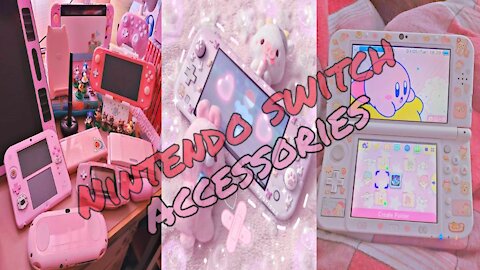 Nintendo switch accessories with kawaii food its yummy 😋