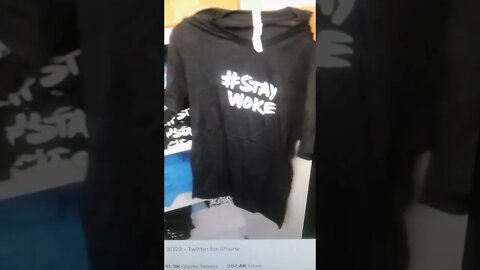 #StayWoke Shirts Found at Twitter by Elon Musk