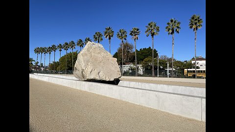 Public Art "Levitated Mass"