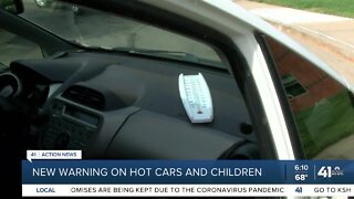 New warning on hot cars and children