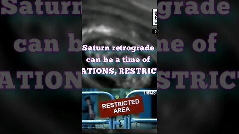 Crypto Market When Saturn 🛑Stations Retrograde😱