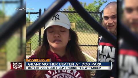 Grandma allegedly attacked at Tampa dog park, detectives searching for couple involved in argument