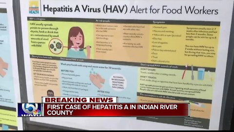 First confirmed case of hepatitis A in Indian River County