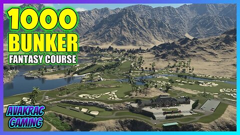 1000 Bunker Fantasy Course | PGA TOUR 2K23 | Playthrough