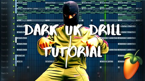 HOW TO MAKE DARK UK DRILL BEAT FOR SR!(FL STUDIO TUTORIAL)