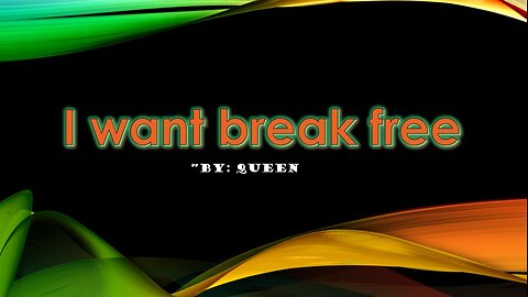 Queen - I want to break free |Freddie Mercury (Lyrics)