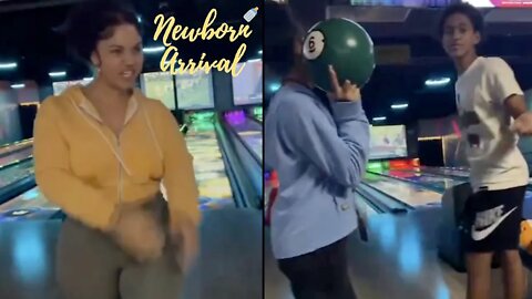 Rapper Renni Rucci Takes Her Teenage Kids Bowling During Holiday Break! 🎳