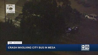 Serious crash involving Valley Metro bus near University and Higley