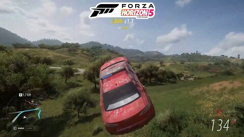 OMG Mitsubishi Lancer EVO wild jump in FORZA HORIZON 5! #viral #shorts #forzahorizon5 #mitsubishi