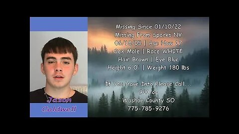 #Missing #Anniversary | Jason Caldwell | 01/10/22