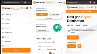 Ultrapro Exchange | New Exchange Launching | Sign up And Get Free 25USDT | Crypto Cloud Mining