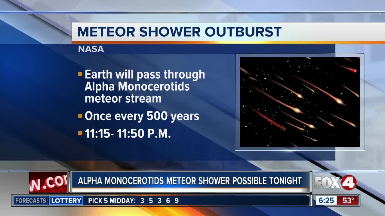 Possible meteor storm on Thursday night