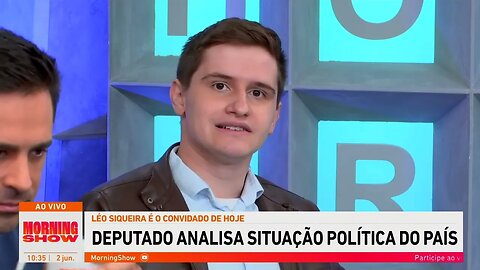 Leonardo Siqueira discute o governo Lula no Morning Show