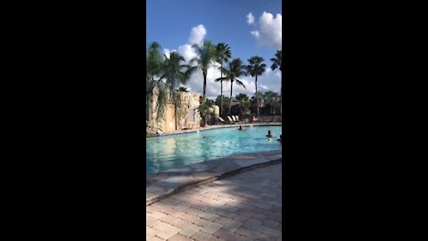 A Little Sun by The Pool