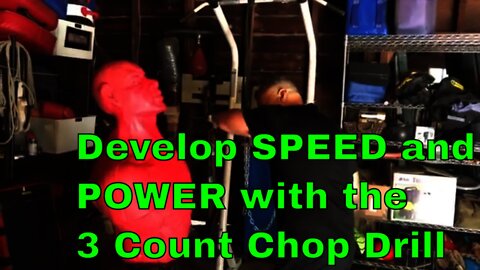 Self Defense Training - 3 Count Chop Drill 🔥