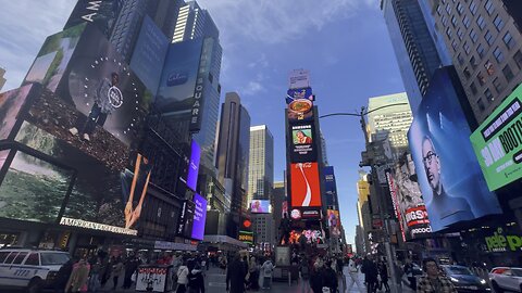 Times Square vibrant view