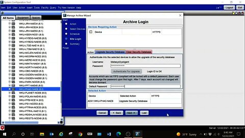 How to upgrade a Johnson Controls SCT Database