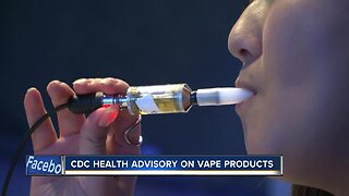 CDC issues health advisory on vape products