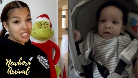 Bradley Beal's Wife Kamiah Introduces Son Braxton To The Grinch! 😱