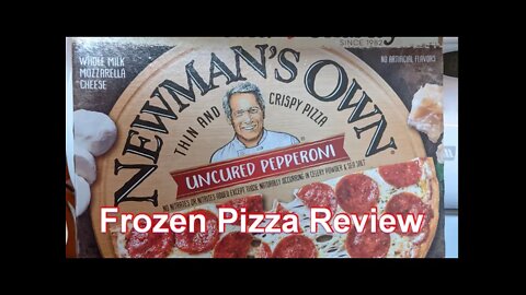 FROZEN PIZZA REVIEW: Newman's Own Uncured Pepperoni Thin And Crispy Pizza