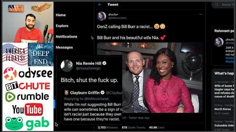 'Interracist' Marriage? Lefties LOSE To Bill Burr & Nia Renee Hill