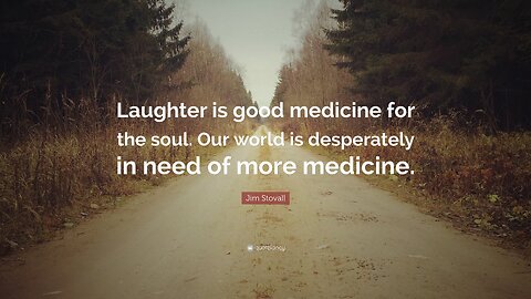 Holy Laughter is Good Medicine