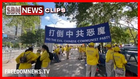 NYC: Protests Outside of the UN - 3963