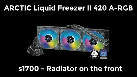 ARCTIC Liquid Freezer II 420 A-RGB I Installation Step by Step | UNBOXING | MOUNT ON FRONT