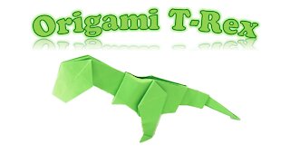 How to make Origami T Rex (Designed by Jo Nakashima)