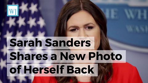 Sarah Sanders Shares a New Photo of Herself Back Home, and This Time She's Not Baking a Pie