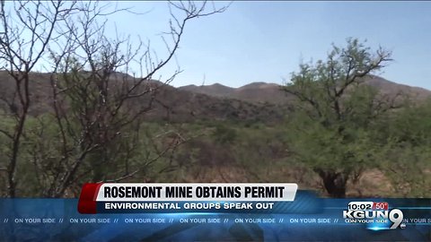 Key permit issued for Rosemont Mine, activists vow action