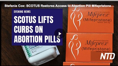 The Supreme Court's decision to restore access to mifepristone.