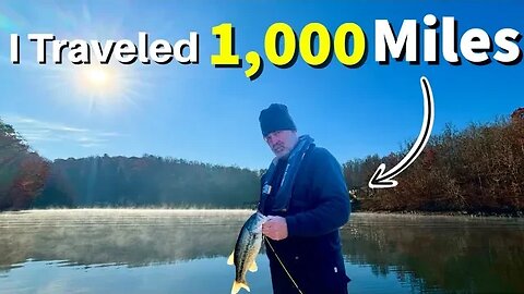 I TRAVELED 1,000 Miles to Fish this LAKE! 🔥