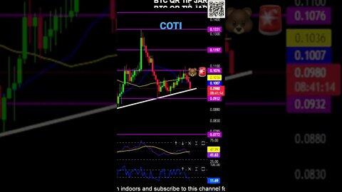 COTI about to break support and retest the low!🐻🚨💎🙌