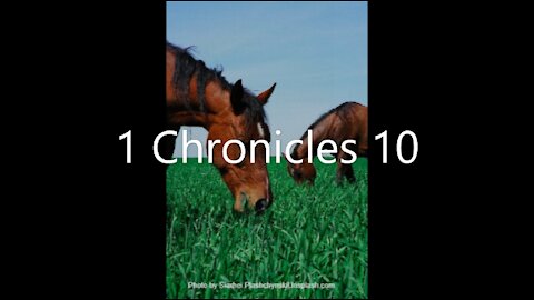 1 Chronicles 10 | KJV | Click Links In Video Details To Proceed to The Next Chapter/Book