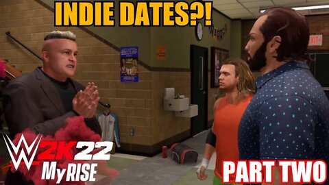 WWE 2K22 MYRISE PART 2 - DARK MATCHES AND SHADY BOOKERS! HEAT WITH THE BOYS