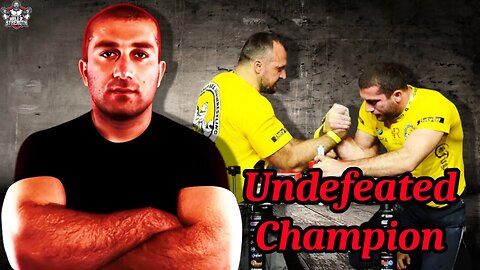 Who can beat him ? Undefeated Armwrestling Monster