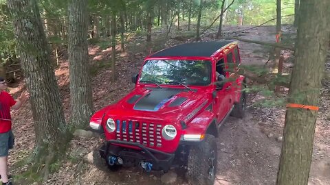 Rubicon 4xe at Tigerton off-road park WI