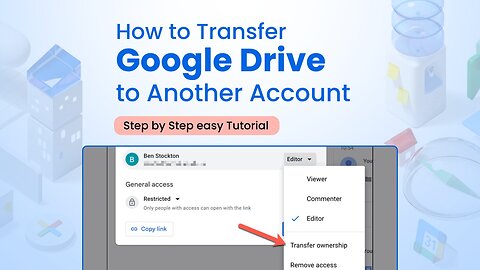 🔀💼 How to transfer google drive to another account🚀📂