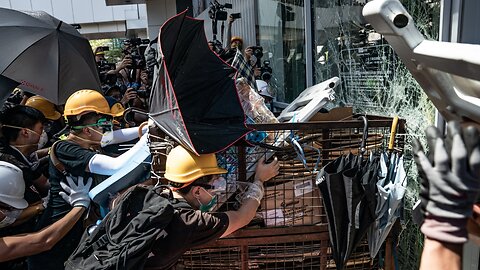 Hong Kong Protesters Storm The Legislative Council Building