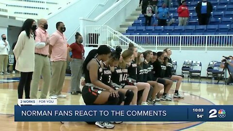 Norman fans react to racist comments at girls basketball game