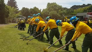 SOUTH AFRICA - Cape Town - Joint Operation for the 2019/20 Fire Season between United States and South Africa (Video) (hbr)