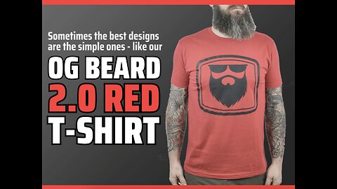 OG BEARD 2.0 RED SHIRT