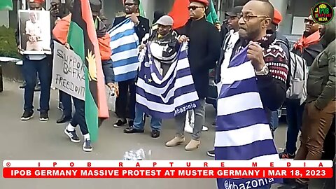 IPOB GERMANY MEGA PROTE$T AT MUNSTER GERMANY | Mar 18, 2023