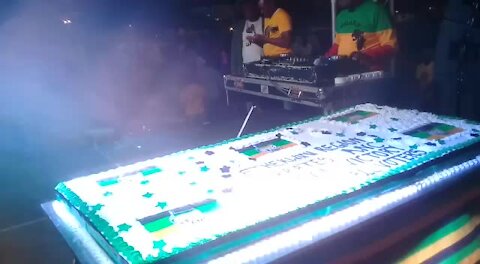 SOUTH AFRICA- Durban - ANC celebrates election victory (Video) (Dsv)