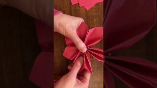 Dollar Tree DIY Paper Poinsettia Wreath