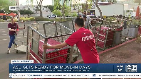 Move-in begins at Arizona State