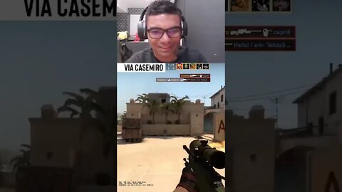 CASEMIRO 4K com JUMP NO SCOPE KILL de AWP segura #csgo #csgohighlights #shorts