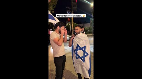 Israeli Zionist Exposed in 30 Seconds