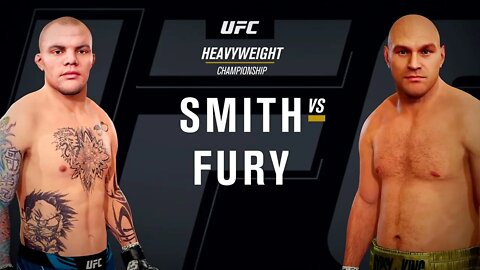 EA Sports UFC 4 Gameplay Tyson Fury vs Anthony Smith